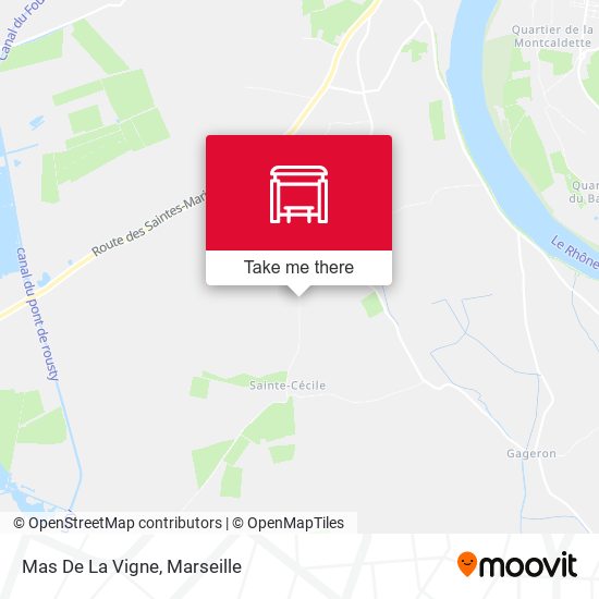 Mas De La Vigne map