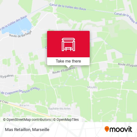 Mas Retaillon map