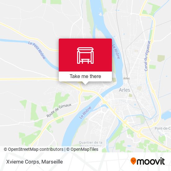 Xvieme Corps map