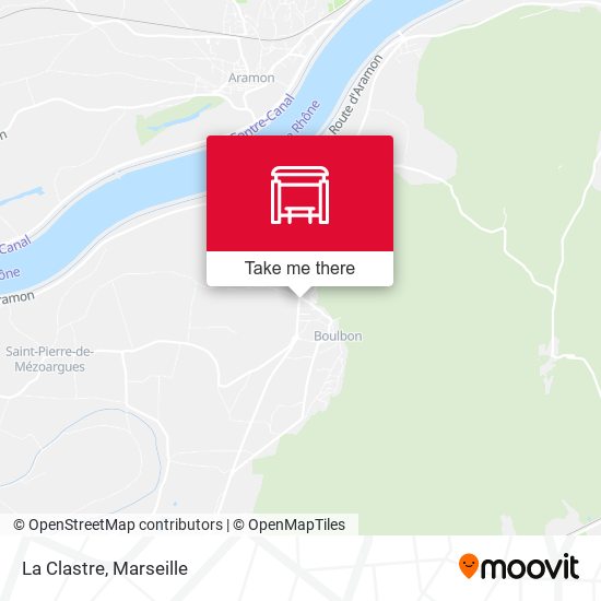 La Clastre map