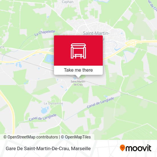 Gare De Saint-Martin-De-Crau map