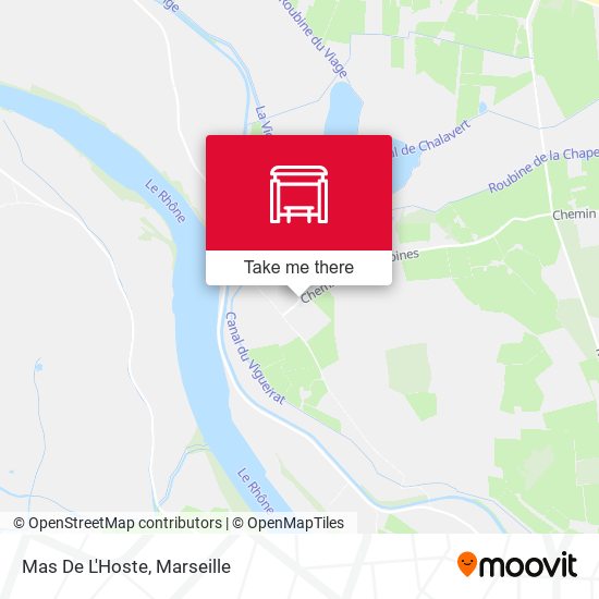 Mas De L'Hoste map