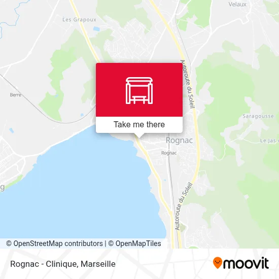 Rognac - Clinique map