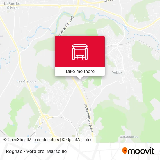 Rognac - Verdiere map