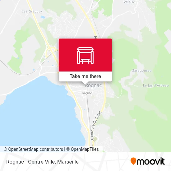 Rognac - Centre Ville map