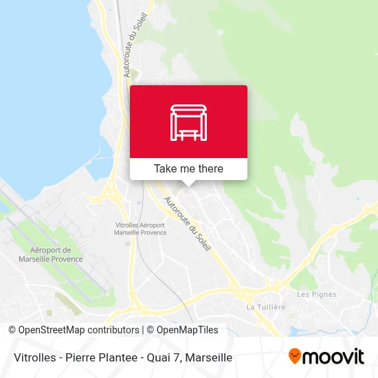 Vitrolles - Pierre Plantee - Quai 7 map
