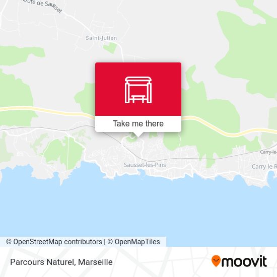 Parcours Naturel map