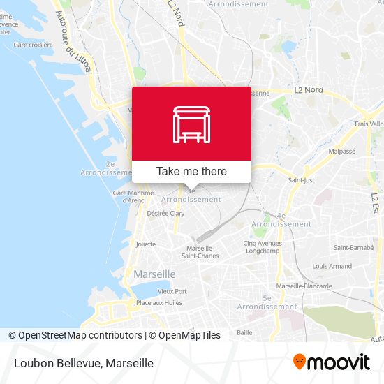 Loubon Bellevue map