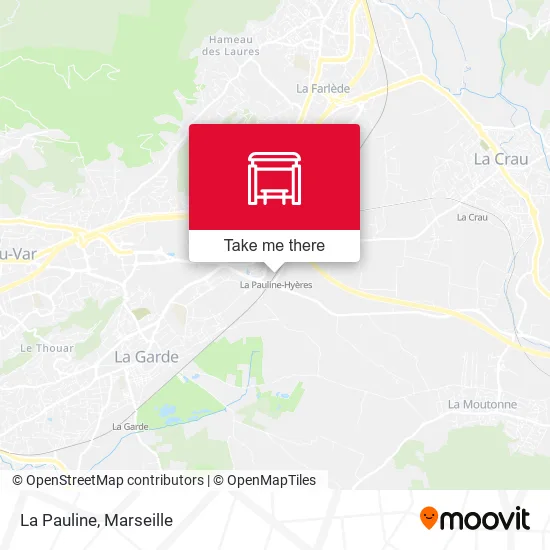 La Pauline map
