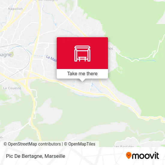 Pic De Bertagne map