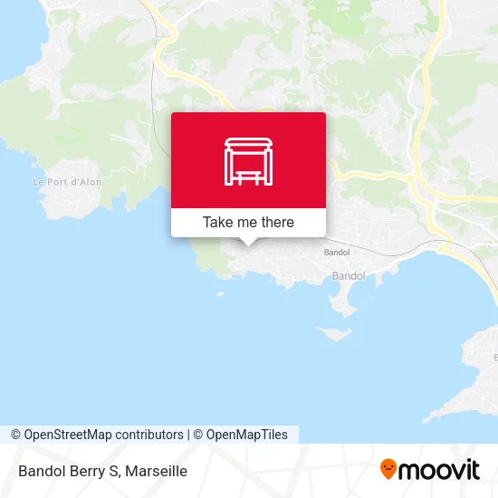 Bandol Berry S map