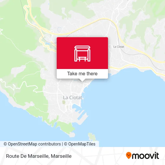 Route De Marseille map