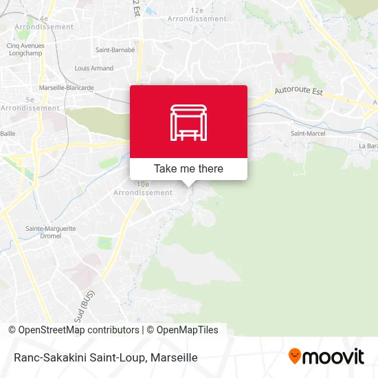 Ranc-Sakakini Saint-Loup map