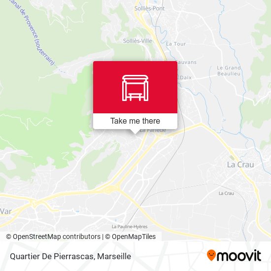 Quartier De Pierrascas map