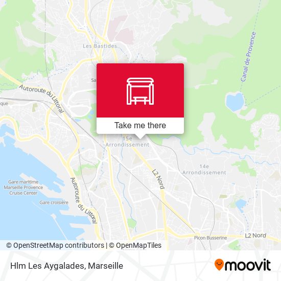 Hlm Les Aygalades map
