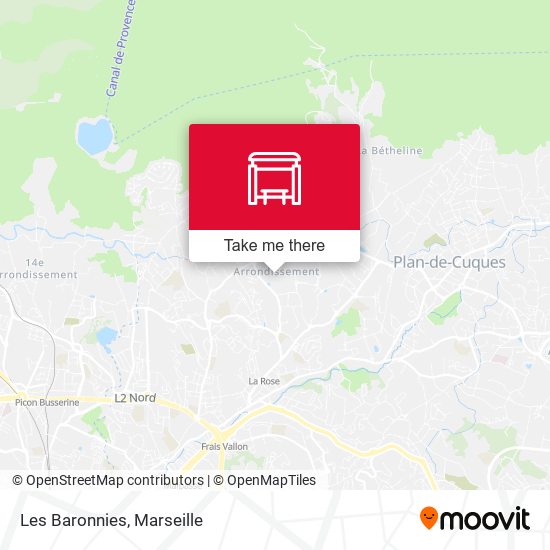 Les Baronnies map