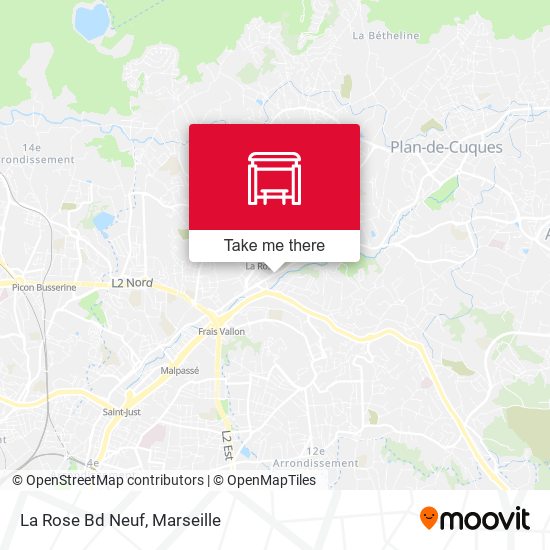 La Rose Bd Neuf map