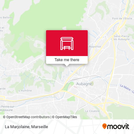 La Marjolaine map