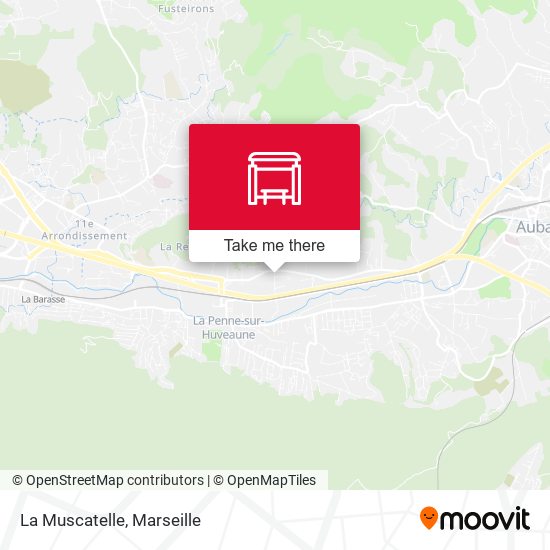 La Muscatelle map