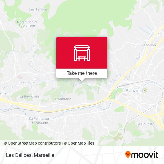 Les Délices map