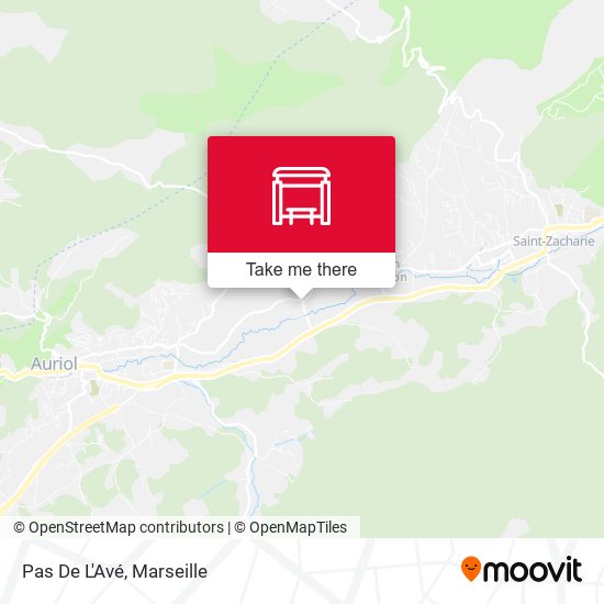 Pas De L'Avé map