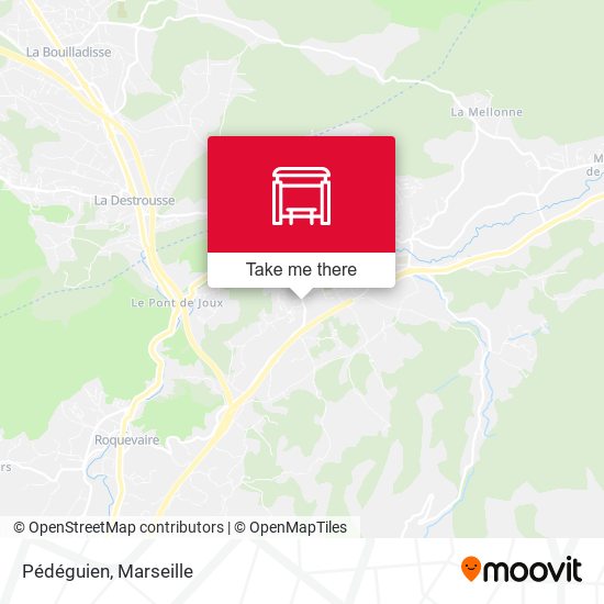 Pédéguien map