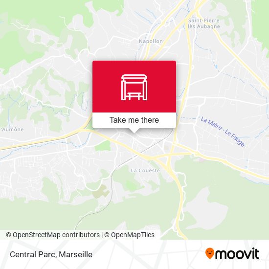 Central Parc map