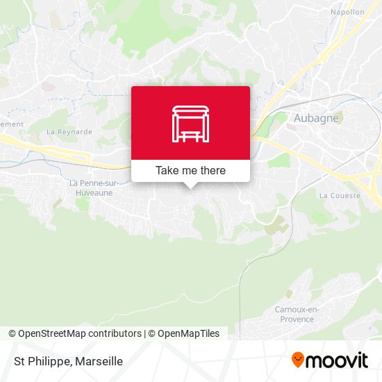St Philippe map