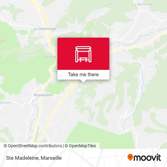 Ste Madeleine map