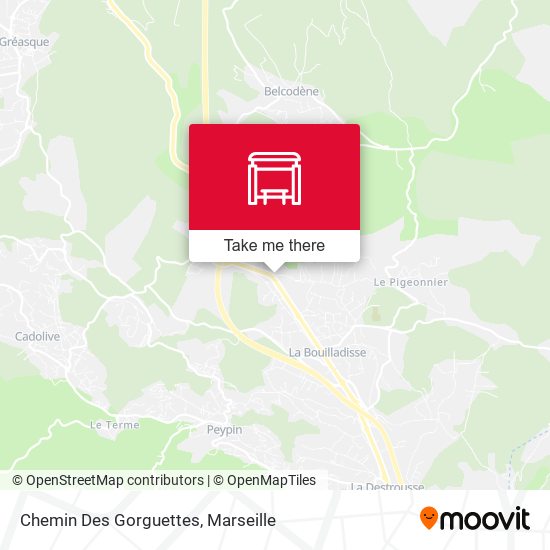 Chemin Des Gorguettes map