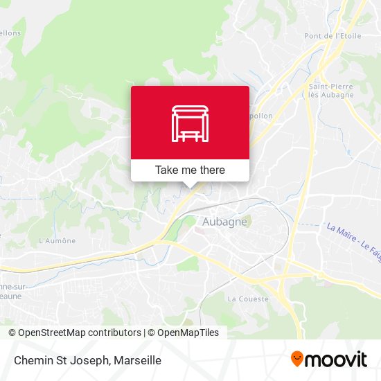 Chemin St Joseph map