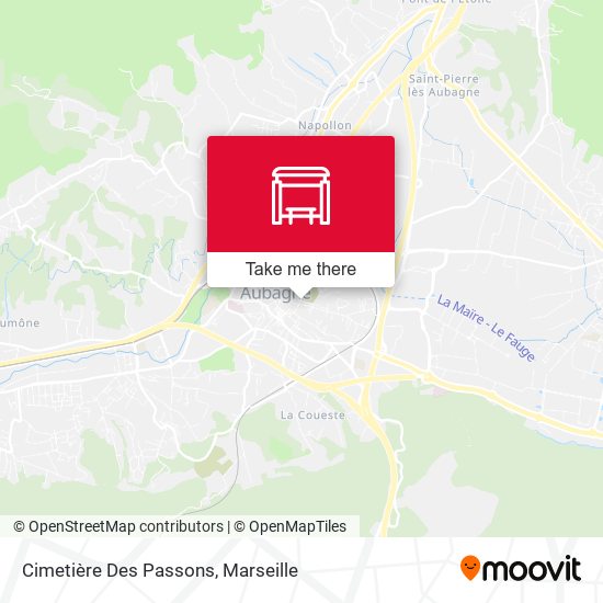 Cimetière Des Passons map