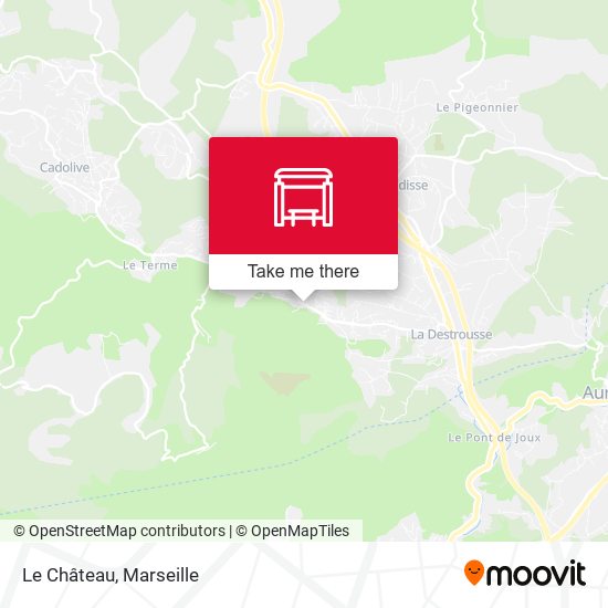 Le Château map