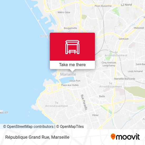 République Grand Rue map