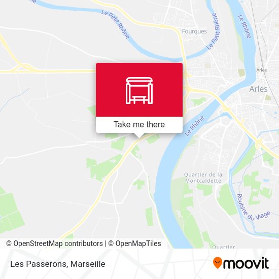 Les Passerons map