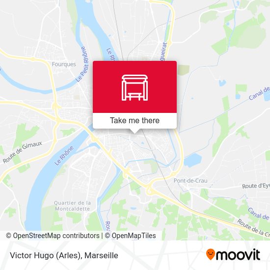 Victor Hugo (Arles) map