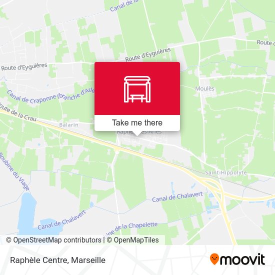 Raphèle Centre map