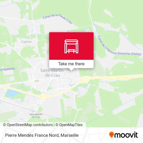 Pierre Mendès France Nord map