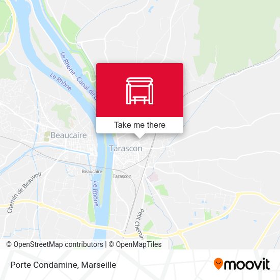 Porte Condamine map
