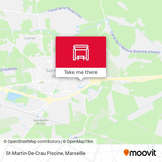 Mapa St-Martin-De-Crau Piscine