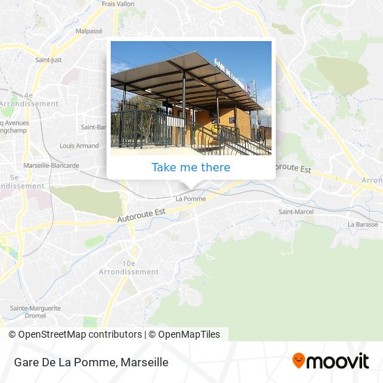 Gare De La Pomme map