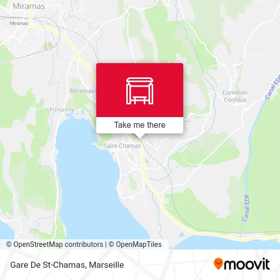 Gare De St-Chamas map