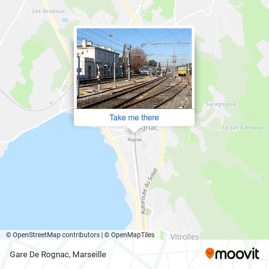 Mapa Gare De Rognac