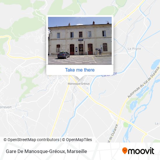 Mapa Gare De Manosque-Gréoux