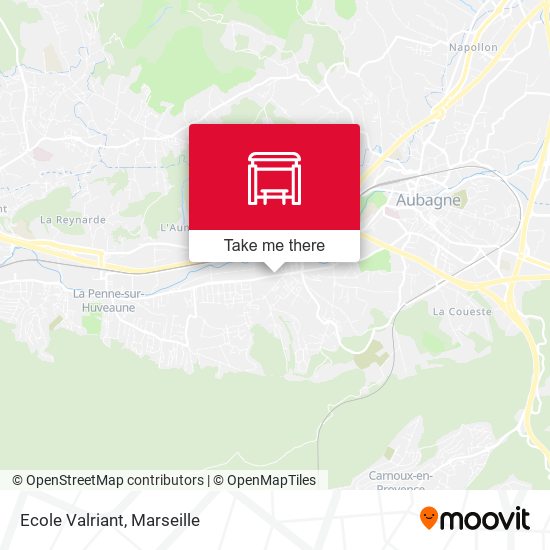 Ecole Valriant map