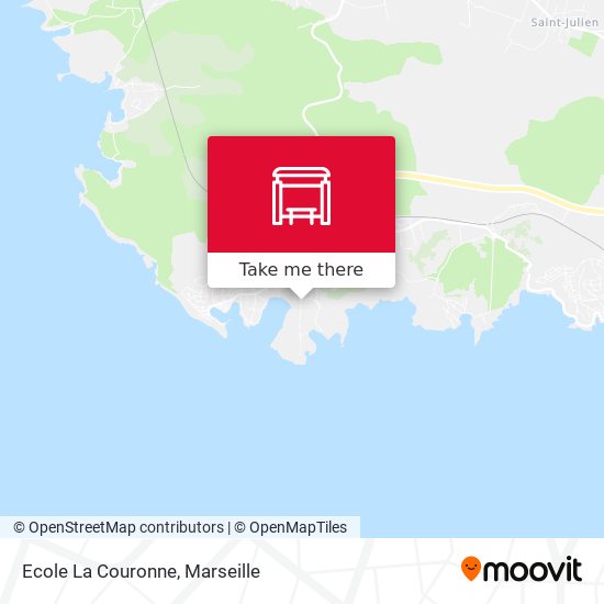 Ecole La Couronne map