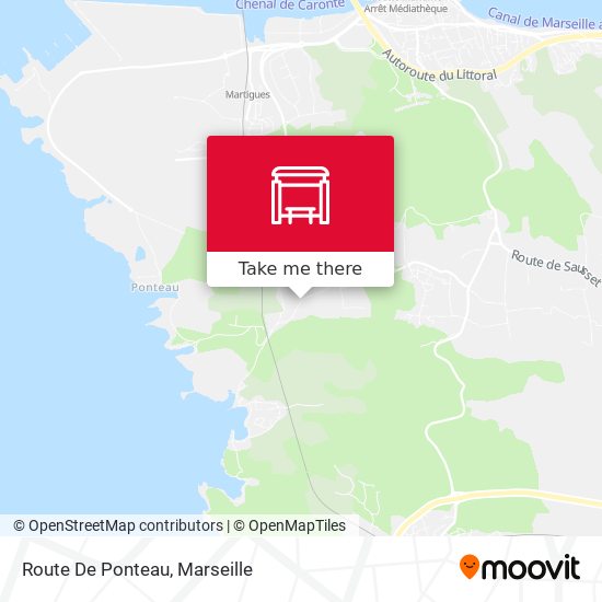 Route De Ponteau map
