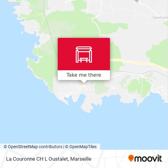 La Couronne   CH L Oustalet map
