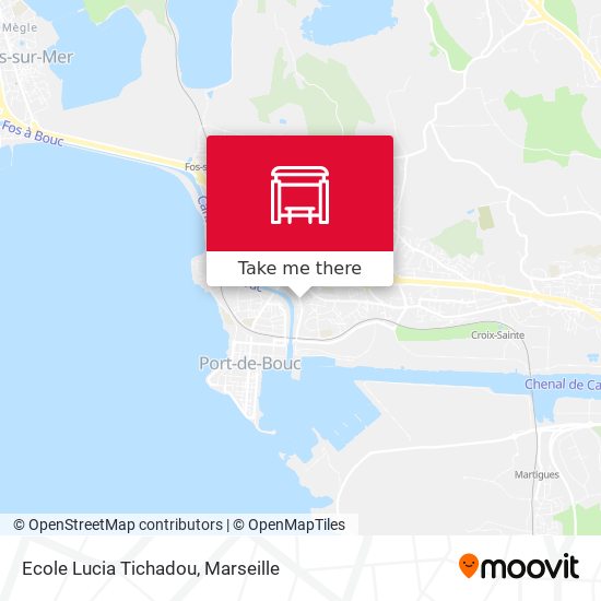 Ecole Lucia Tichadou map