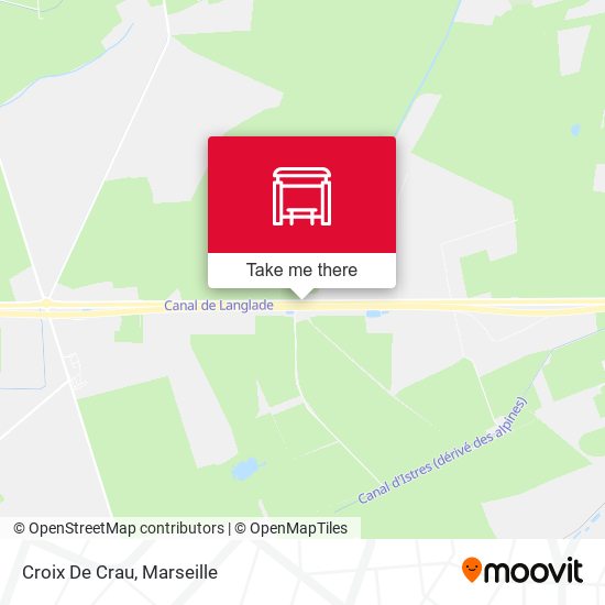 Croix De Crau map